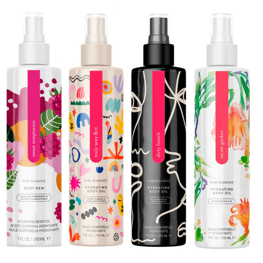 Body Dew 4 Pack - Pheromone Hydrating Body Oil - Buy 3 get 1 FREE!