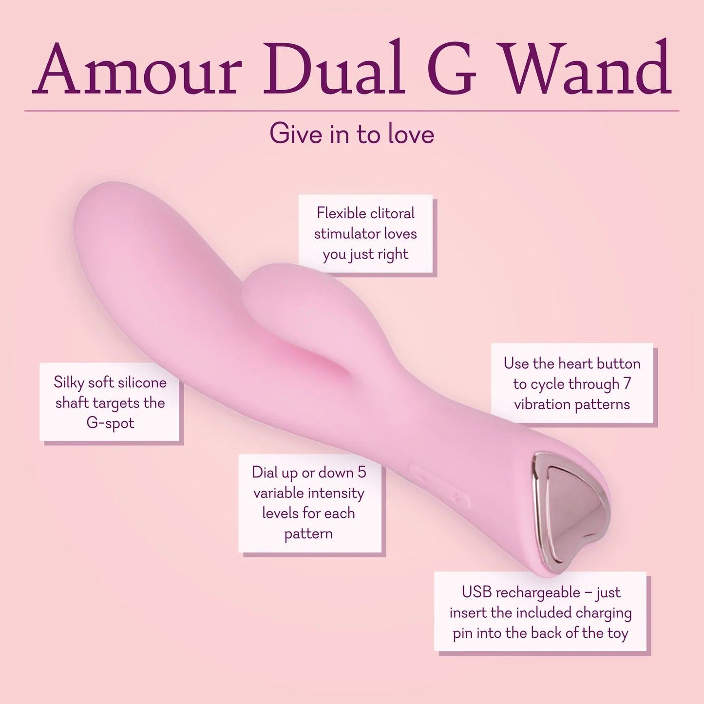 Amour® Dual G Wand - LIMITED EDITION - 2 LEFT!