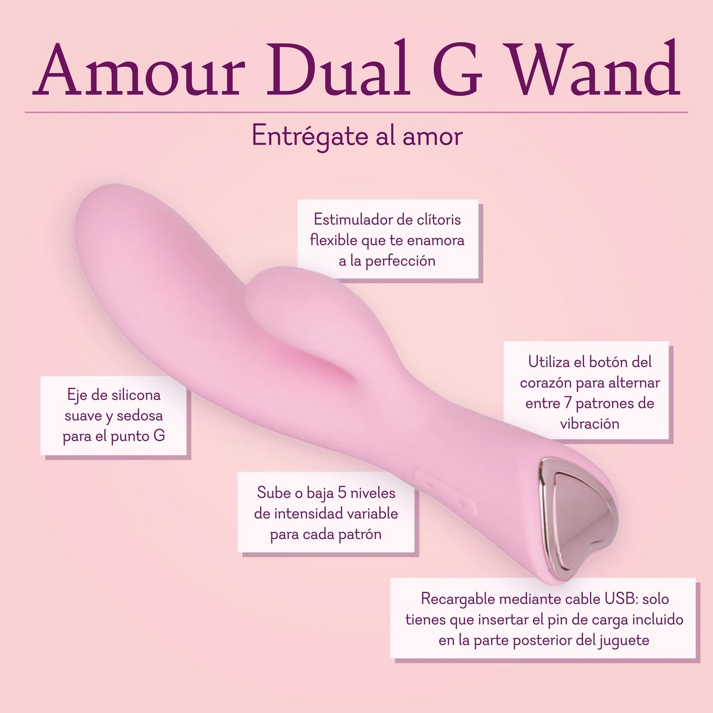 Amour® Dual G Wand - LIMITED EDITION - 2 LEFT!