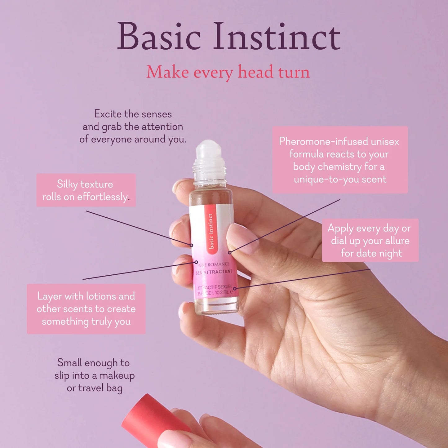 Basic Instinct Pheromone Roll On Perfume