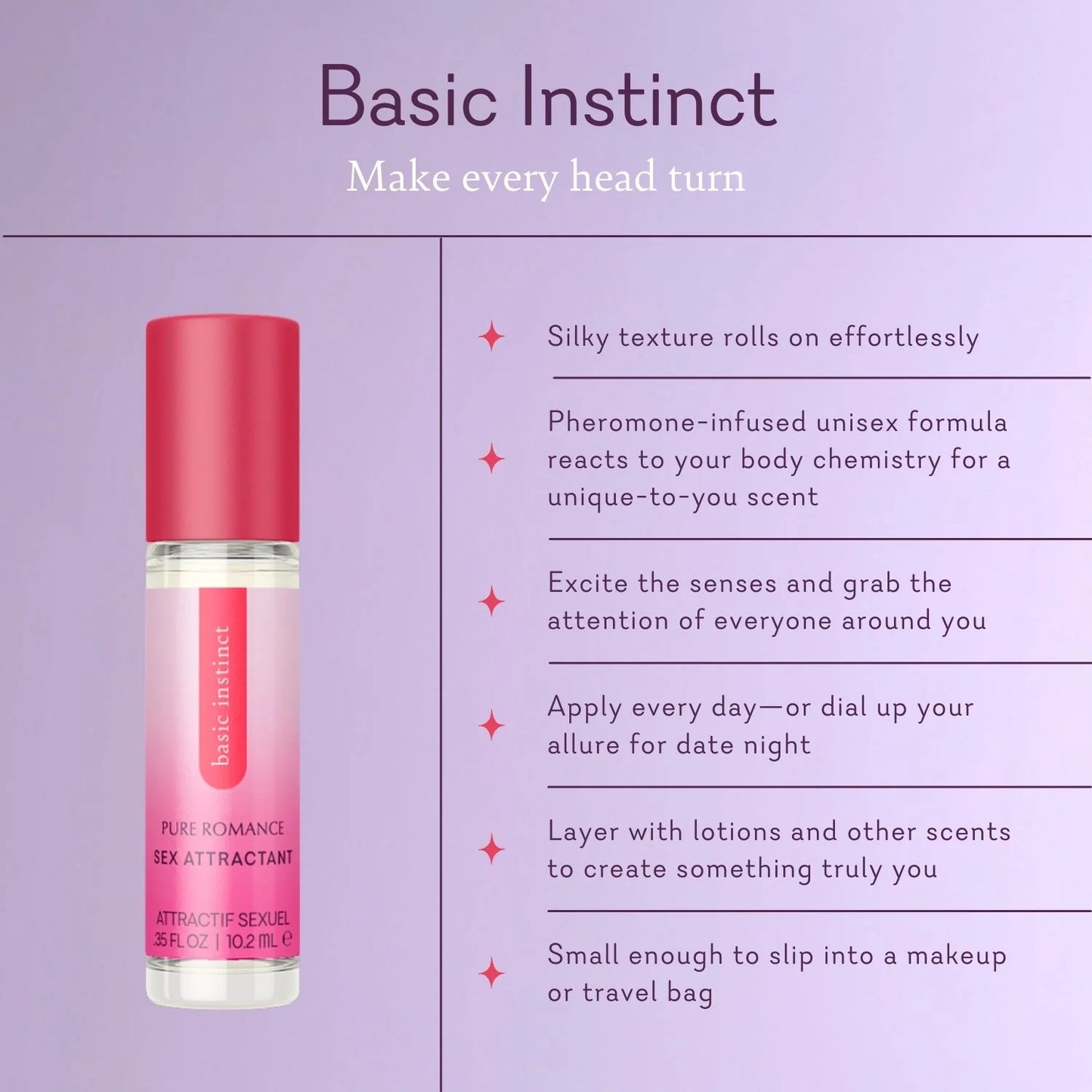 Basic Instinct Pheromone Roll On Perfume