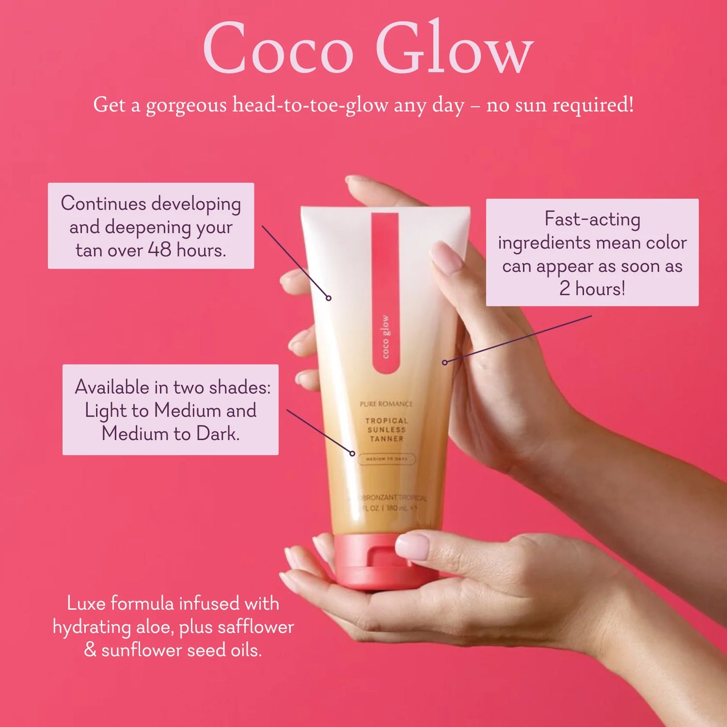 Coco Glow - Light to Medium - 6 LEFT!