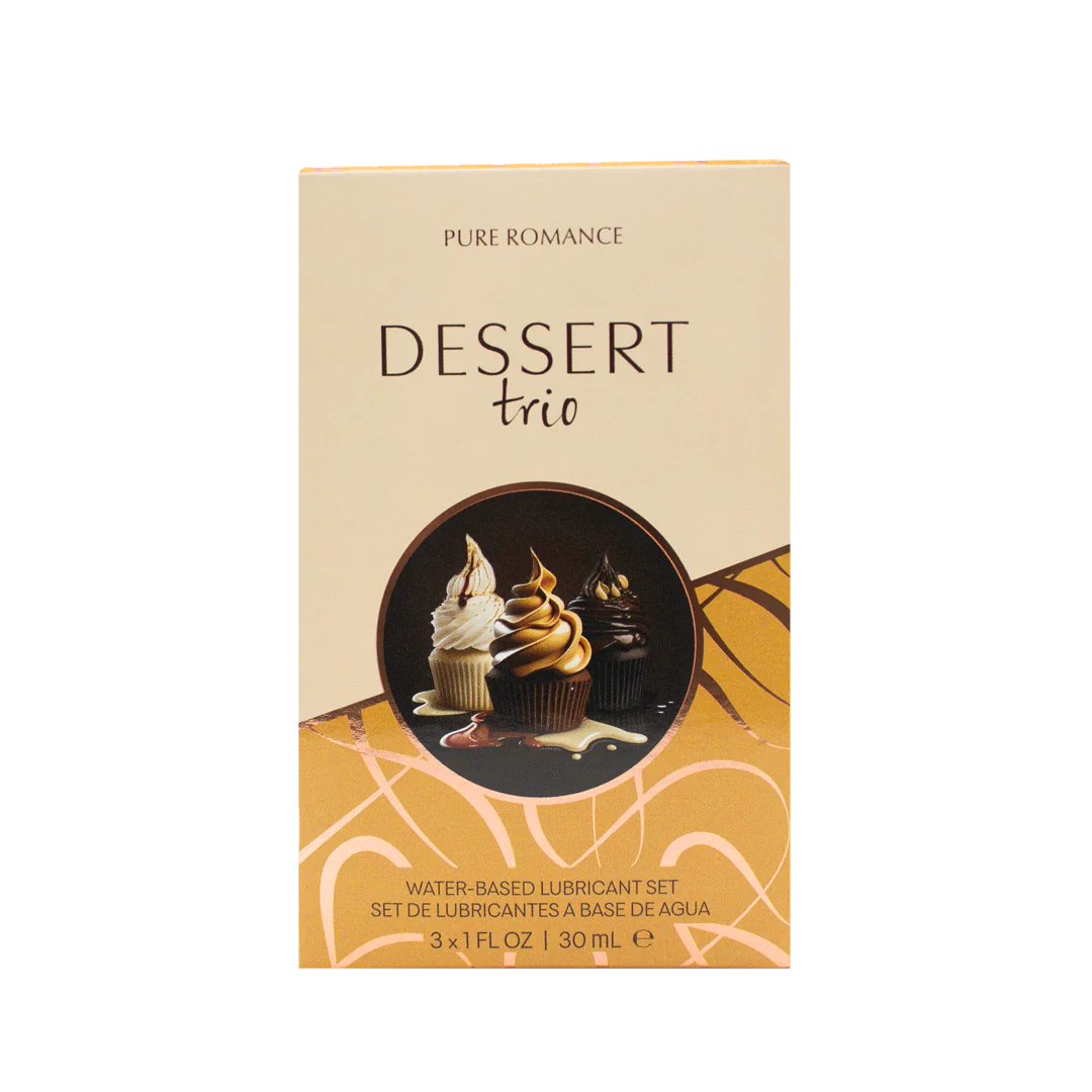 Desert Trio - Double Chocolate, Crème Brûlée, & Salted Caramel. Just Like Me Dessert Lubricant - 10 LEFT!