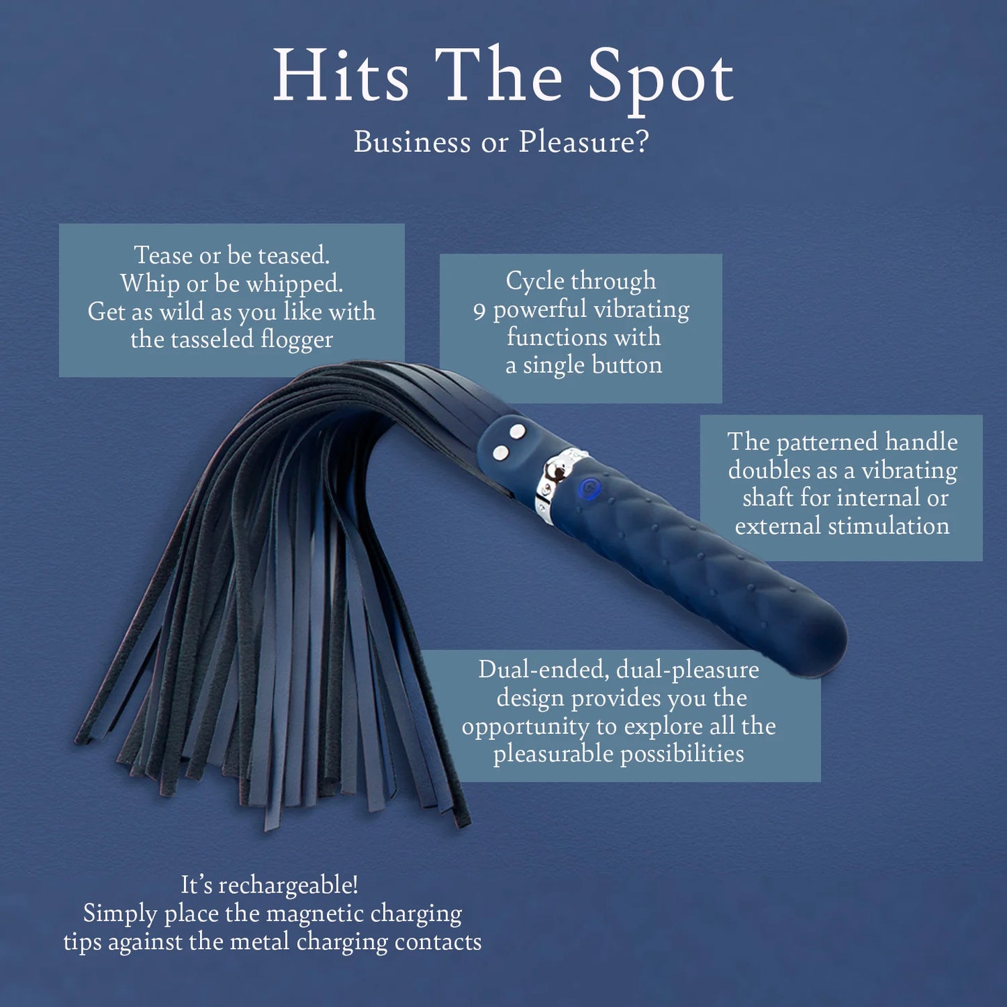 Hits The Spot - Flogger Vibrator