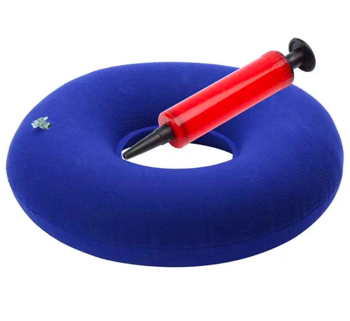 Inflatable Donut Pillow for Postpartum (with pump)