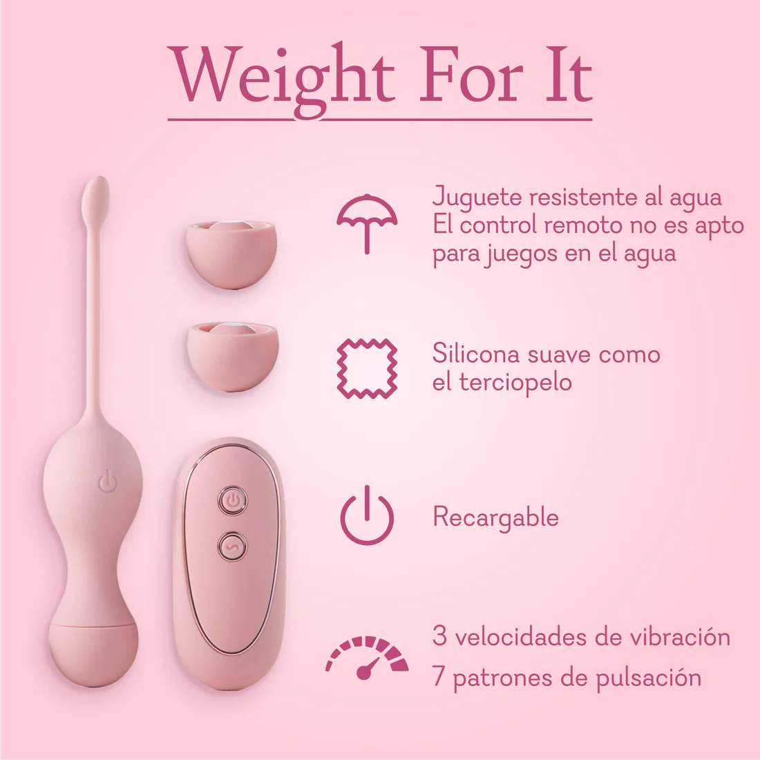 Weight For It - Pelvic Floor Exerciser - 7 LEFT!