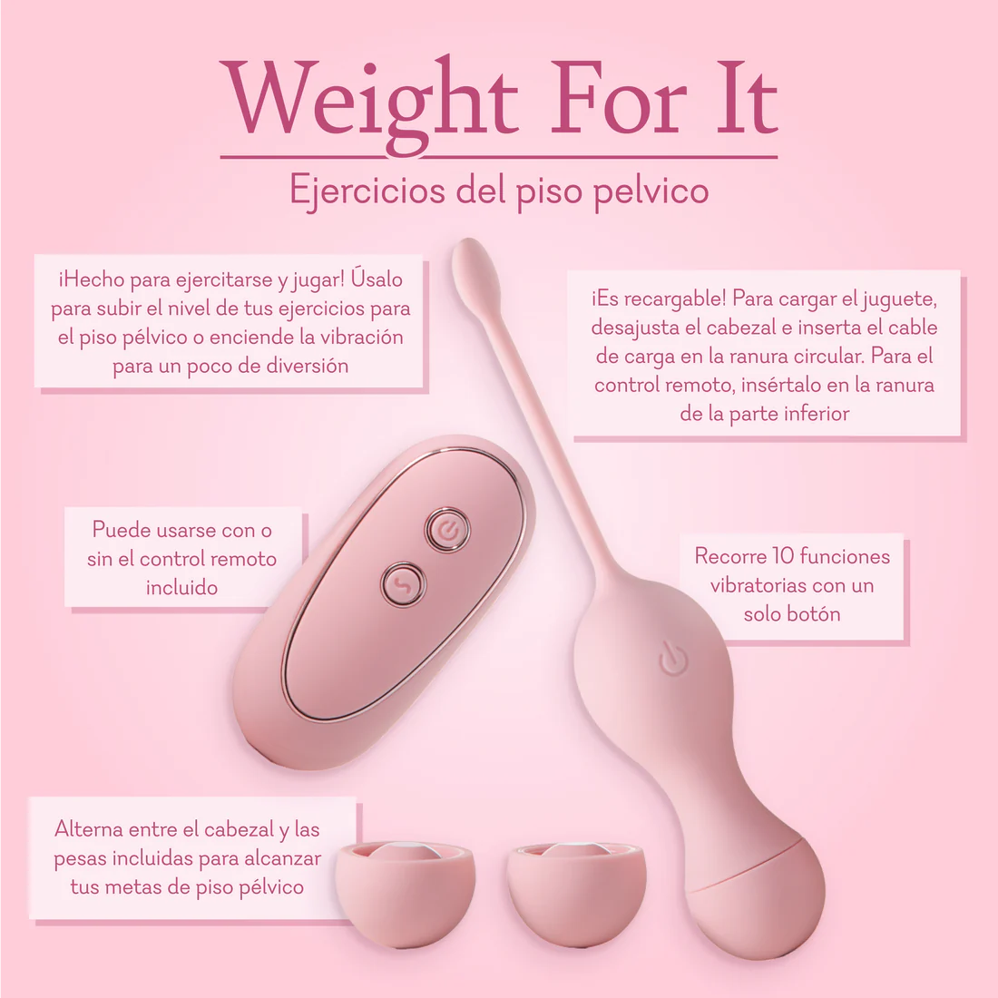 Weight For It - Pelvic Floor Exerciser - 7 LEFT!