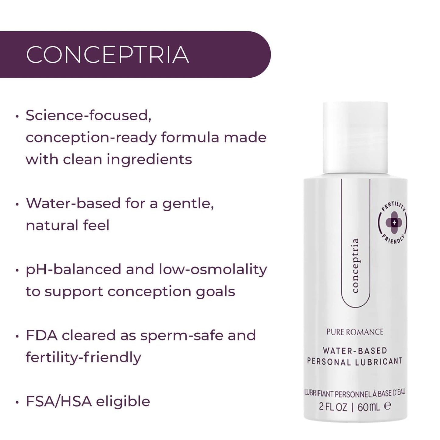 Conceptria - Fertility Friendly Lubricant! - NEW!