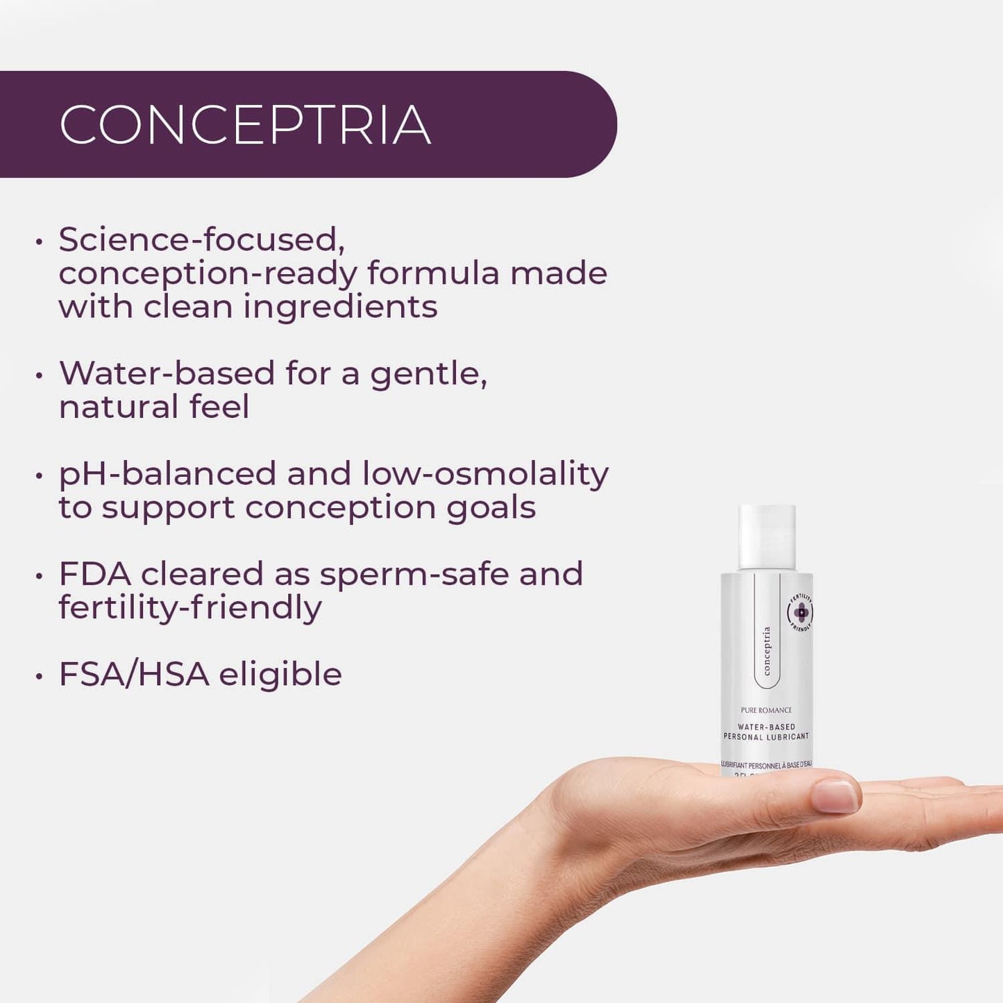 Conceptria - Fertility Friendly Lubricant! - NEW!