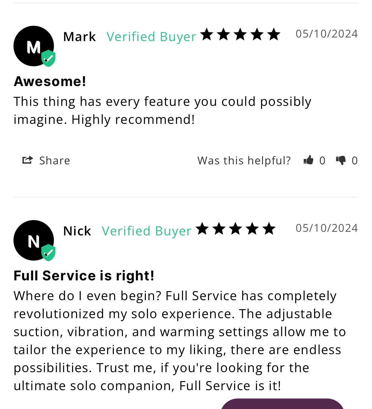 Full Service - NEW!