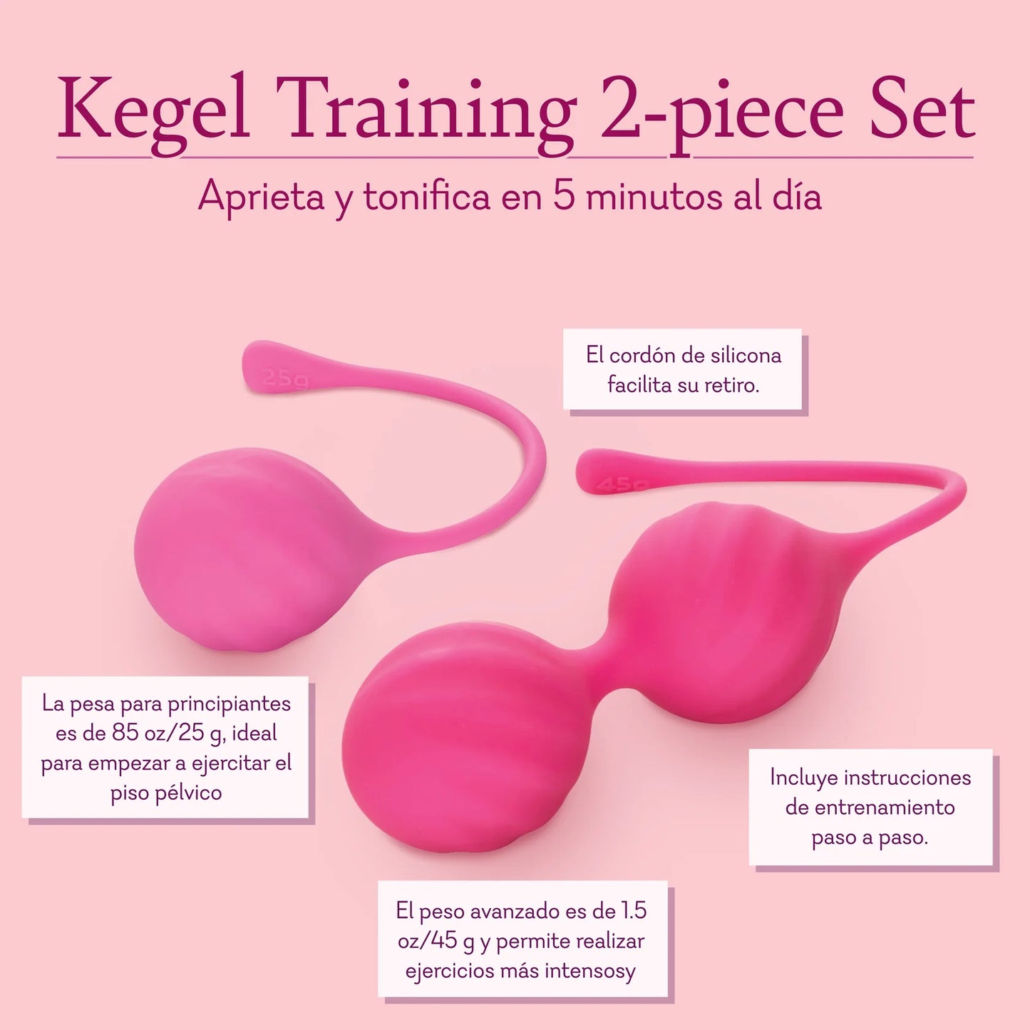 Kegel Training 2-Piece Set - NEW!