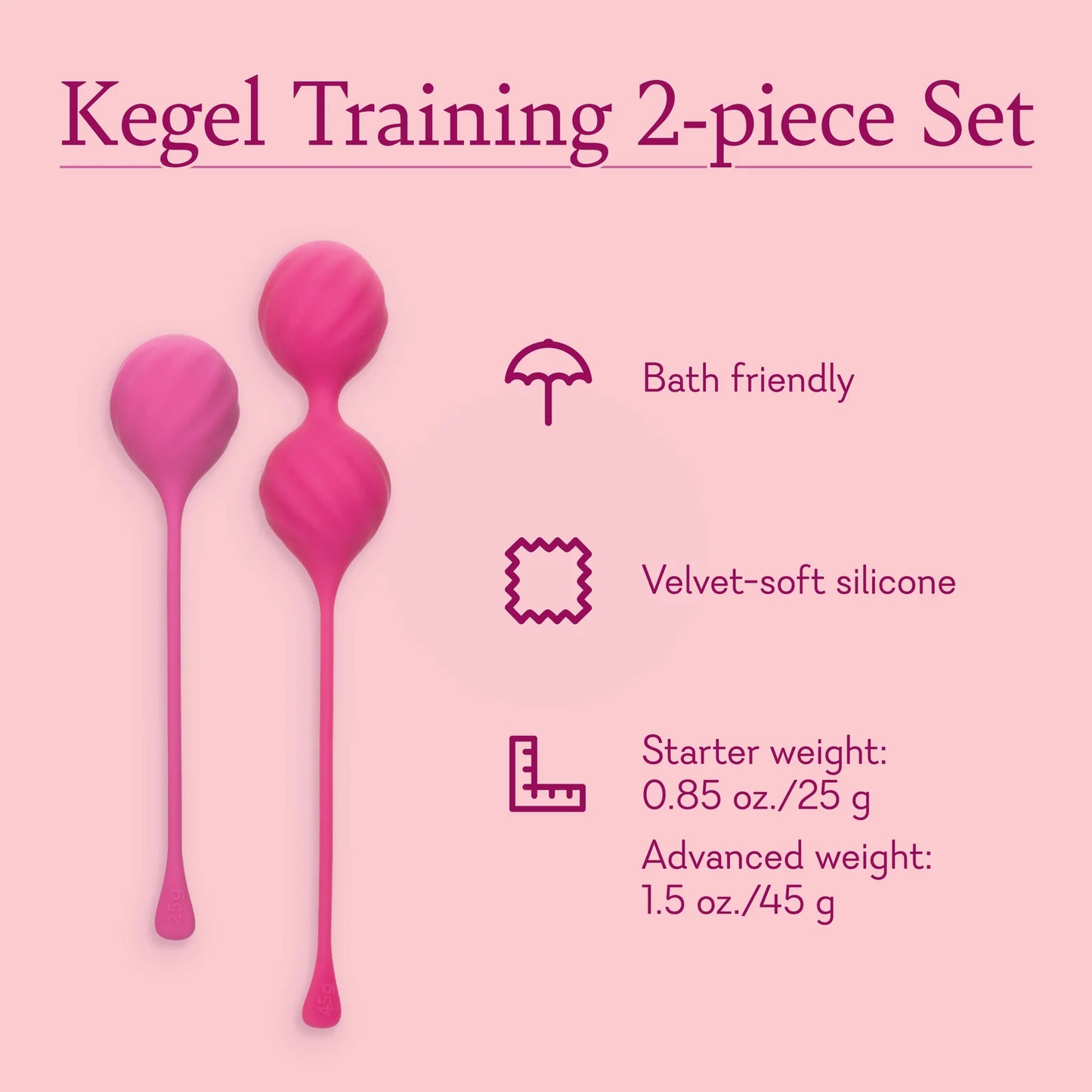 Kegel Training 2-Piece Set - NEW!