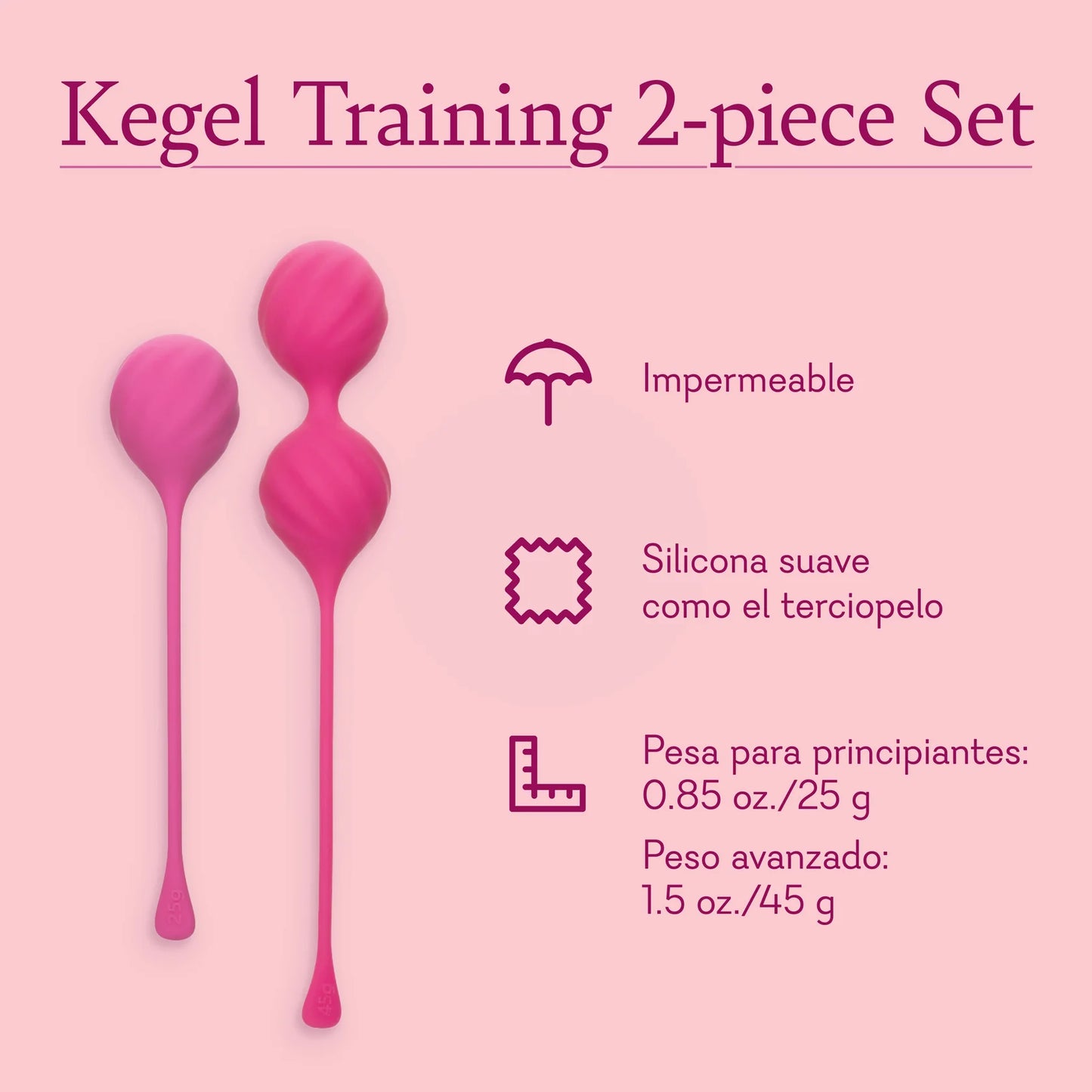 Kegel Training 2-Piece Set - NEW!