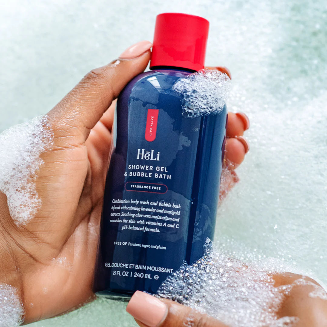 HēLi - Shower Gel & Bubble Bath & Vaginal Wash - Unscented - 6 LEFT!