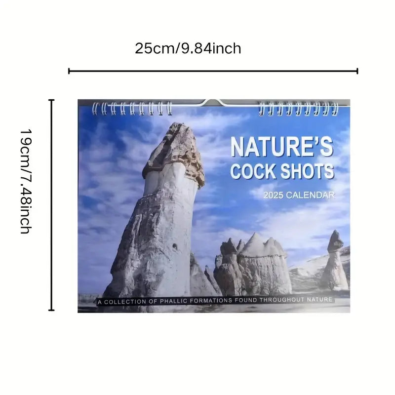 Natures Cock Shots 2025 Calendar