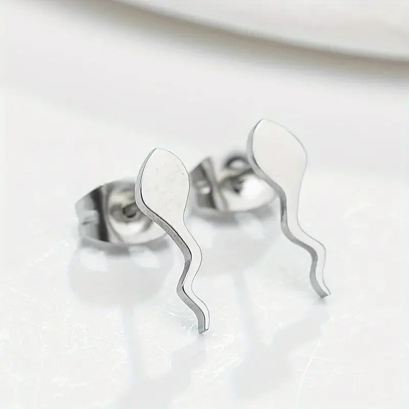 Sperm Earrings