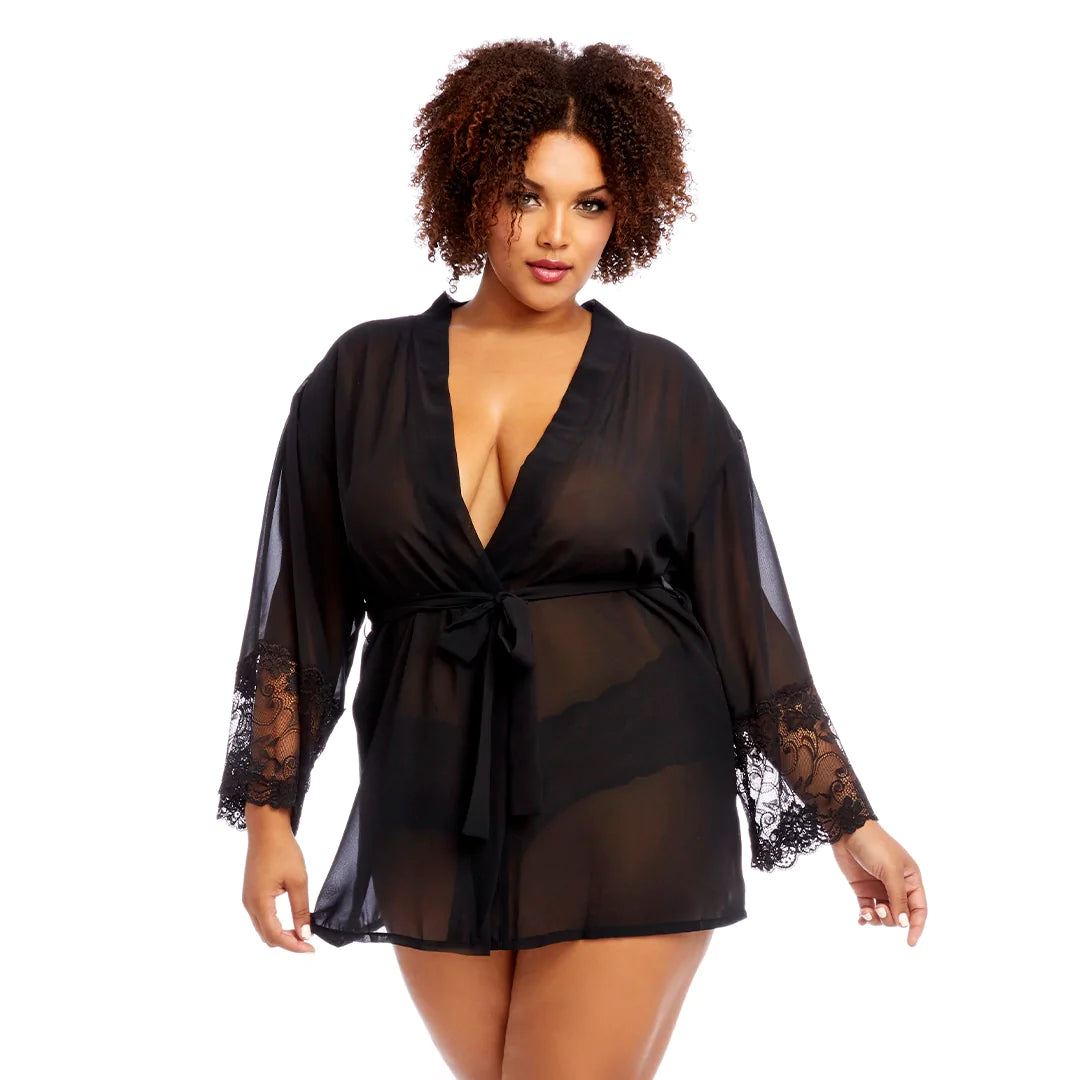 Endless Seduction Robe & Booty Shorts