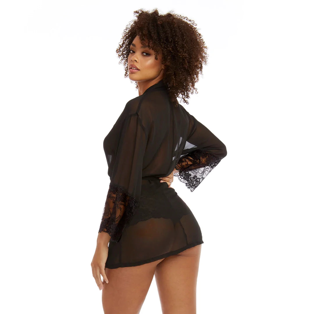 Endless Seduction Robe & Booty Shorts