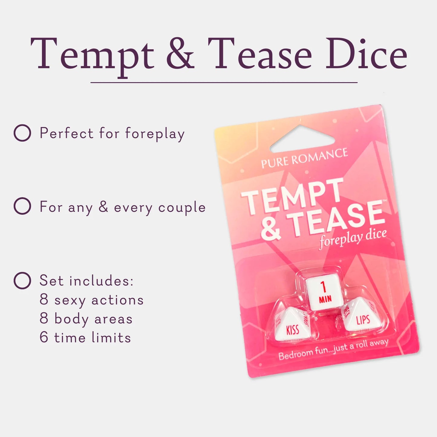 Tempt & Tease Dice - 2 LEFT!