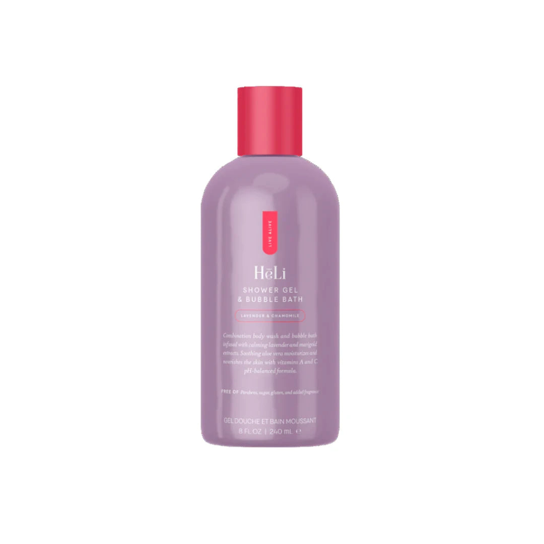 HēLi - Shower Gel & Bubble Bath & Vaginal Wash - Lavender & Chamomile - 16 LEFT!