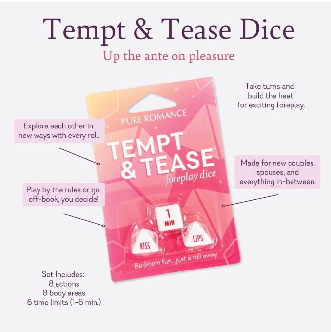 Tempt & Tease Dice - 2 LEFT!